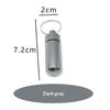 Haushalts-Aufbewahrungs-Sets aus Aluminium mit teleskopischem Löffel, wasserdichte Flasche, Geheimversteck, Siegel-Schlüsselanhänger-Behälter