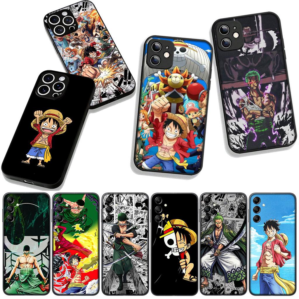 Luffy Anime One Roronoa Zoro Piece Case for Motorola Moto G04 G13 G14 G22 G23 G20 G32 G34 G35 G64 G82 G84 G53 G60 G72 E14 E15