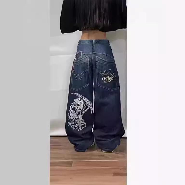 Y2K Gradient Loose Straight-Leg Unisex Jeans