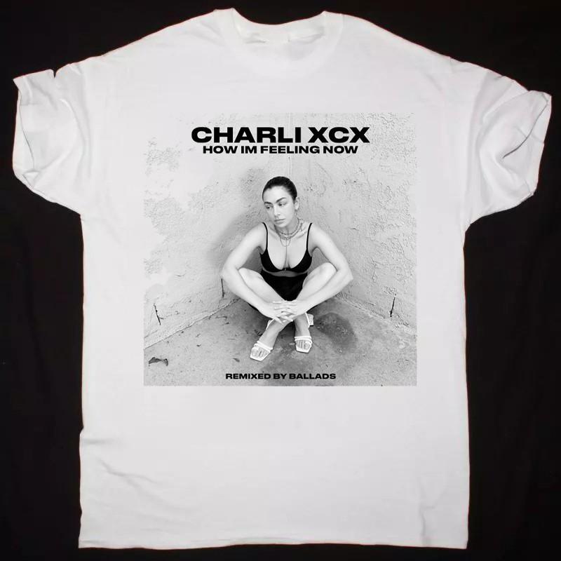 how i m feeling now CharlIi XCXX remix album white shirt BL1496 Unisex T-Shirt M