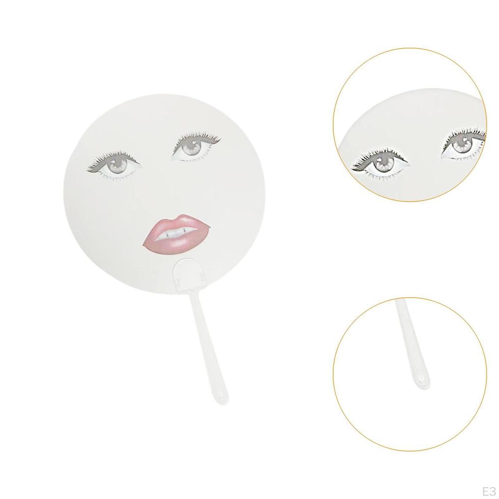 Hand Fan Painting Ornament for Performance Music Festival Dance