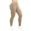 Damskie spodnie sportowe Spodnie do jogi Slim Fit Wysoka talia Elastyczna, szybkoschnąca, obcisła, miękka, oddychająca, jednokolorowe kieszenie Damskie spodnie do joggingu