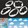 5Pcs Cloud Cake Cookie Biscuit Cutter Fondant Mold Decorating DIY Baking Tool