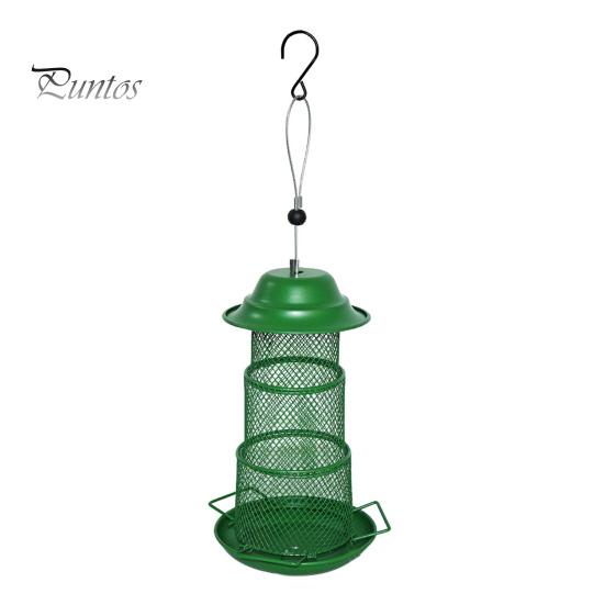 

Металлическая кормушка для птиц, 3-х уровневая подвесная кормушка для колибри, дозатор корма для птиц, складная сетчатая кормушка для птиц, декор для сада и двора на открытом воздухе Round