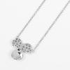 TIFFANY&Co. Paper flower Necklace Pt950Platinum/diamond 3.56g Women Used