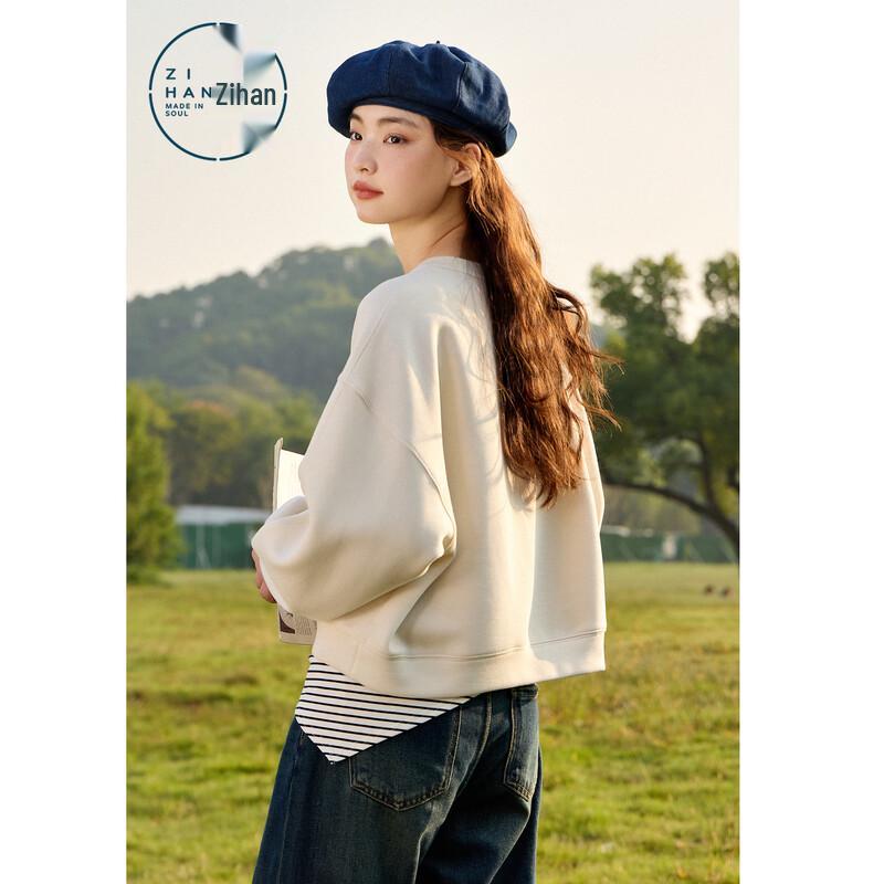 Women's Round Neck Printed Sweatshirt
