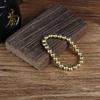 Fashion Gold color Hematite Bracelet Weight Loss Healthy Therapy Energy Hematite String Bracelet Female Armbandjes Dames Jewelry