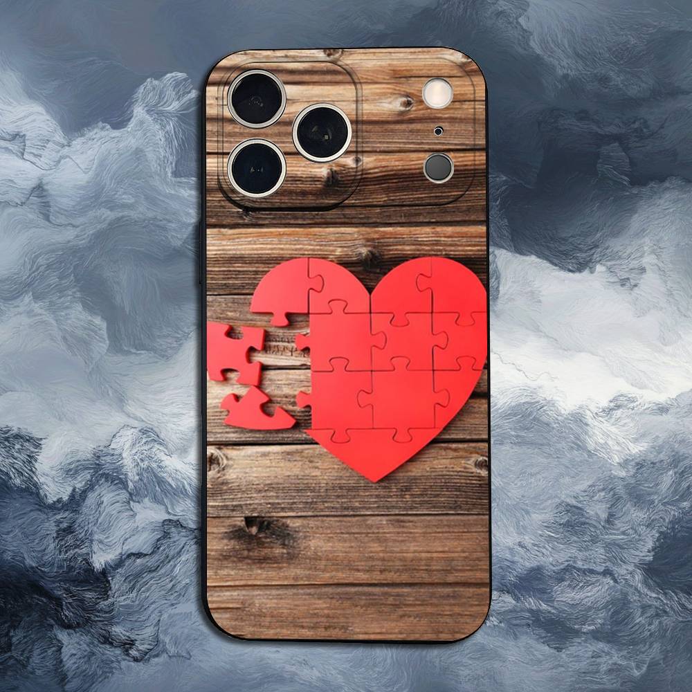 

Art Interesting Puzzle Phone Case For iPhone 17,16,15,14,13,12,11,Plus,Pro Max,XS,X,XR,SE,Mini,8,7,Soft Silicone Black iPhone11