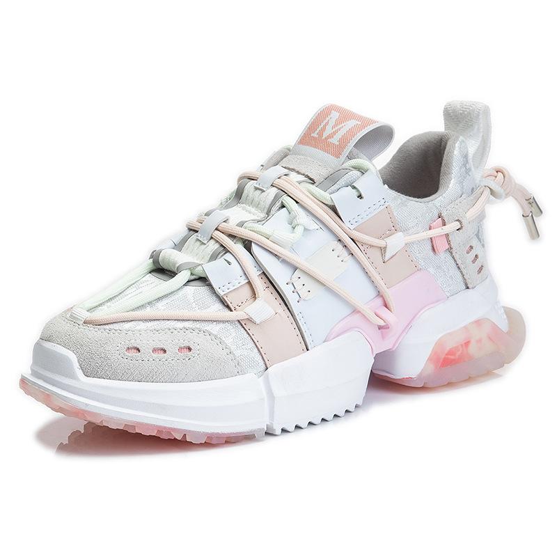 

Кроссовки «папины» женские весна 2025 новые спортивные беговые дышащие повседневные туфли детские на платформе кожаные женские туфли 40