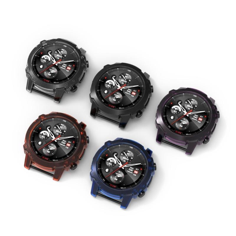 Fit for Amazfit-Falcon Smartwatch Protective Case Lightweight Durable Soft-TPU Housing Protection-Shell Shockproof Cover