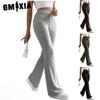 Women's Fashion Casual Solid Color Print Pants & Capris