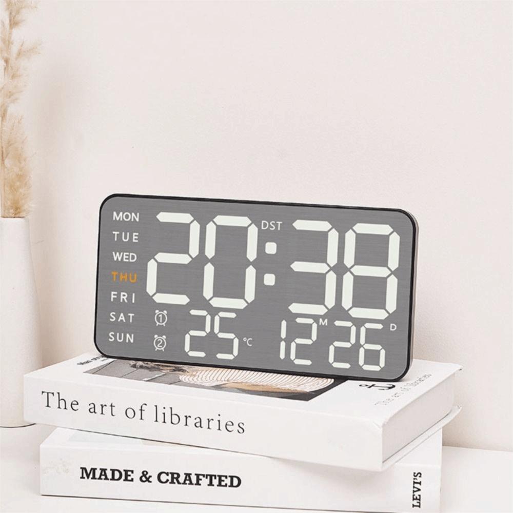 ABS Digital LED Clocks Wall-mounted Alarm Clocks New Display Table Clock Bedroom