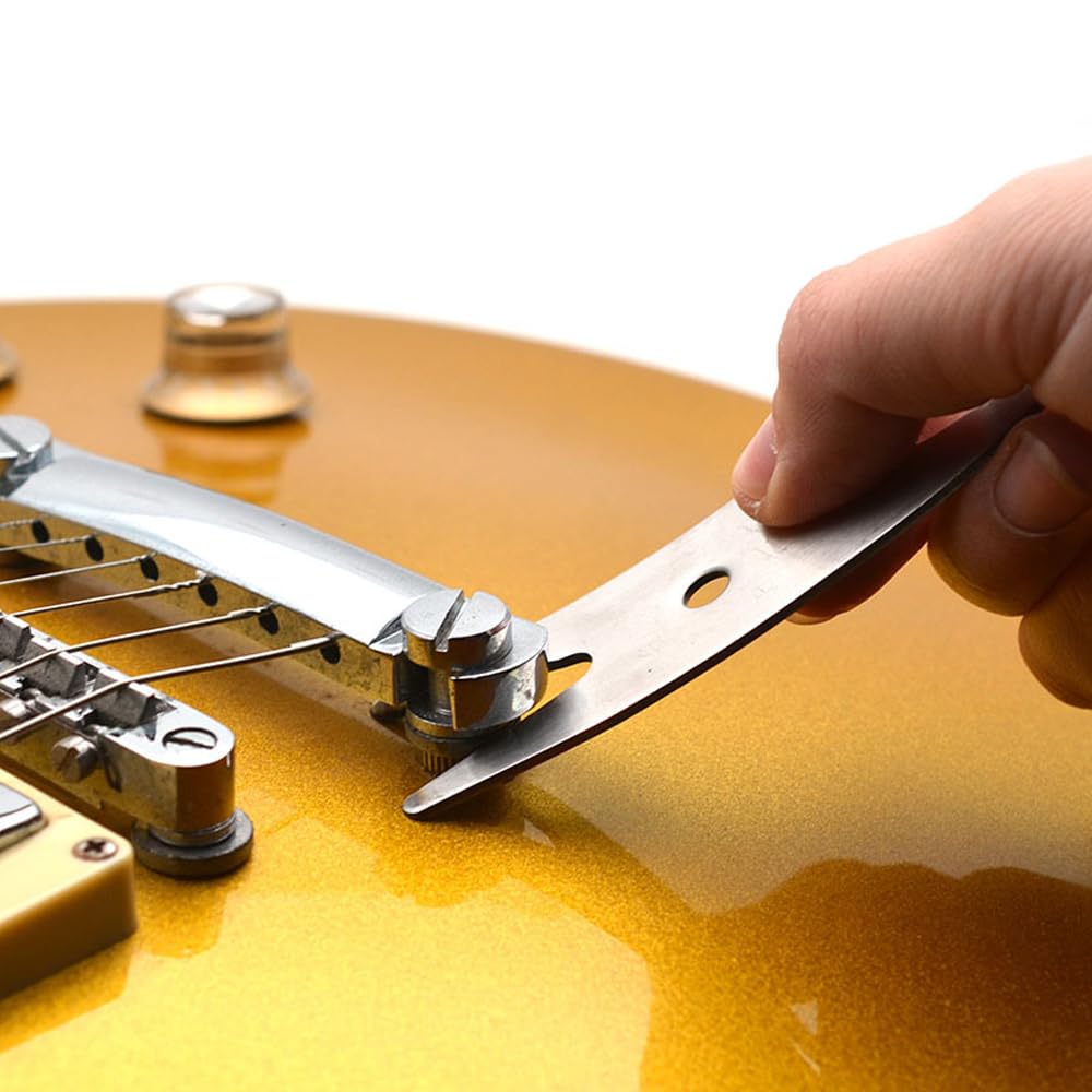 LIANHATA Guitar Wrench Spanner for String Height Tuning Guitar Nut and Peg Bass Easy Lightweight Adjustment, Pegs, Maintenance, Replacement, Guitar,