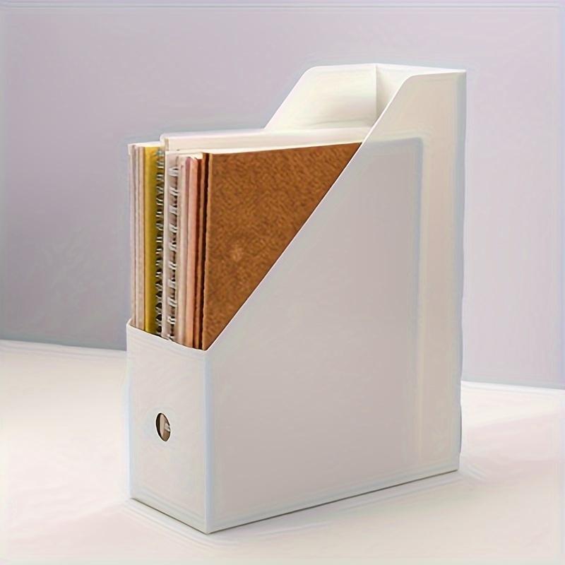 

Plastic Multi-Purpose Desk Organizer - Book Stand & File Holder for Office Supplies and Stationery білий