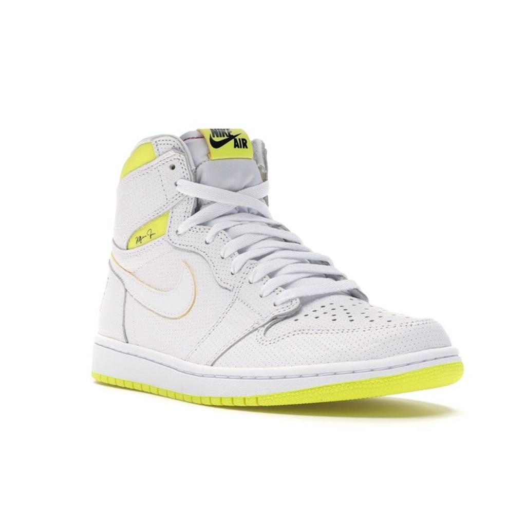 Air Jordan 1 Retro High OG First Class Flight Men Sneakers White Black-University-Red-Dynamic-Yellow 555088-170