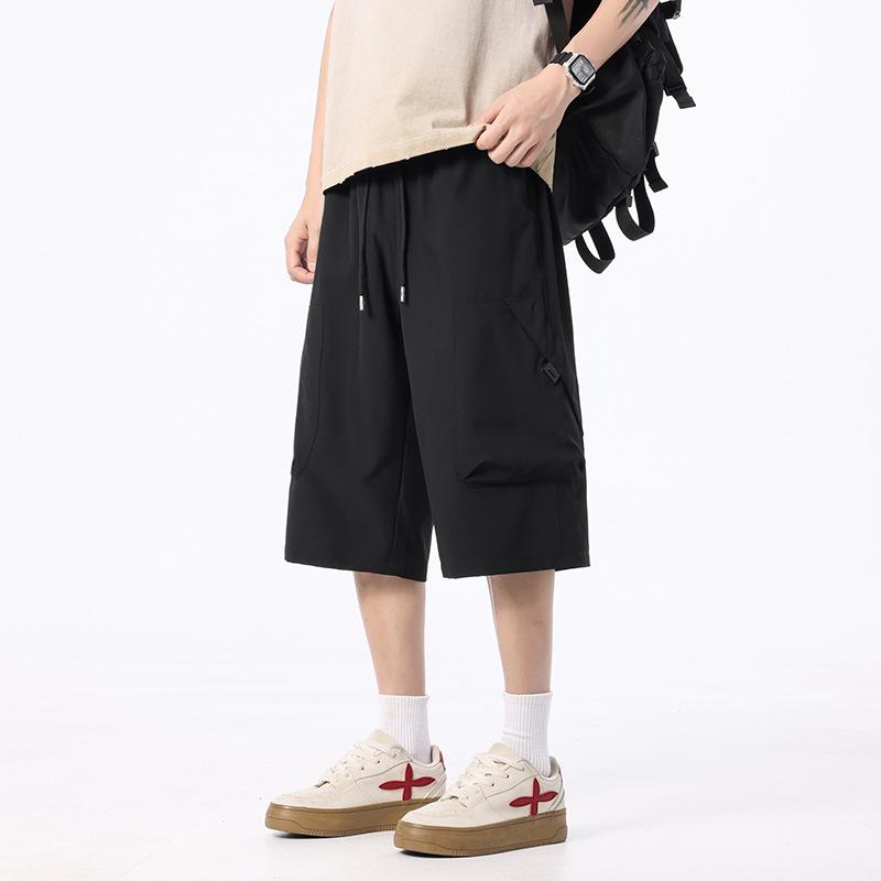 Men's Plus Size Summer Breathable Ice Silk Straight Pants 2026