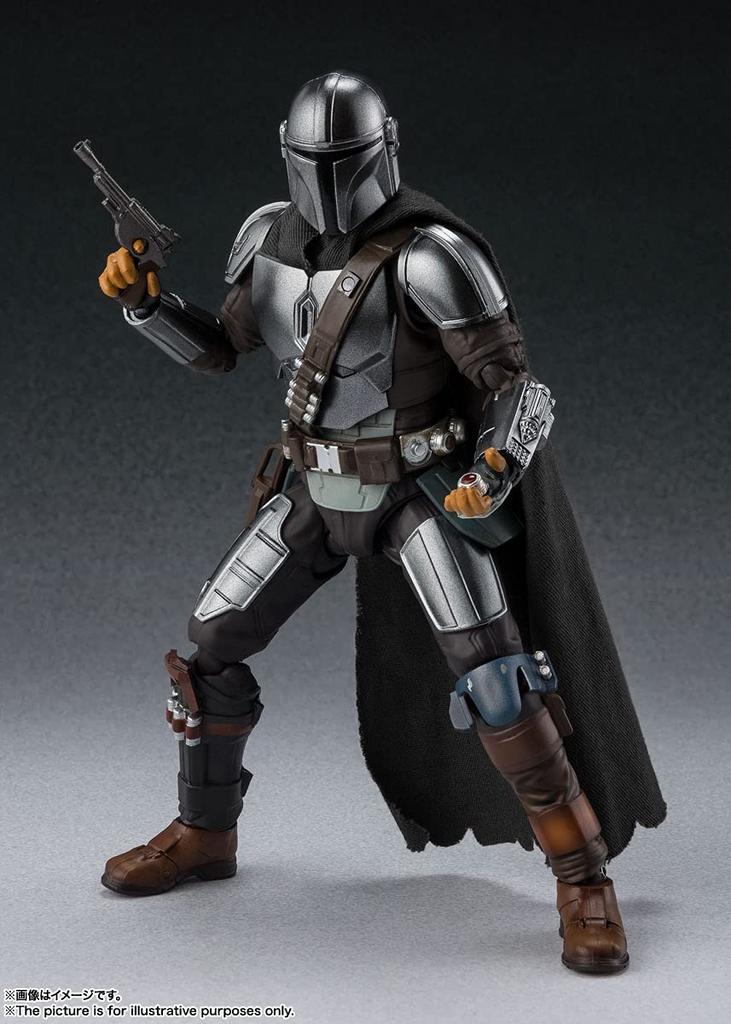 TAMASHII NATIONS Star The Mandalorian Mandalorian 150 mm bemalte bewegliche Figur SHFiguarts Wars (Din Djarin) Ca.. ABS & PVC & Stoff