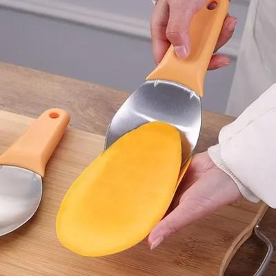 Hot Multifunctional Mango Spoon Mango Knife Cutting Granule Tool Peeler Peeler Mango Avocado Scoop Kitchen Fruit Tool