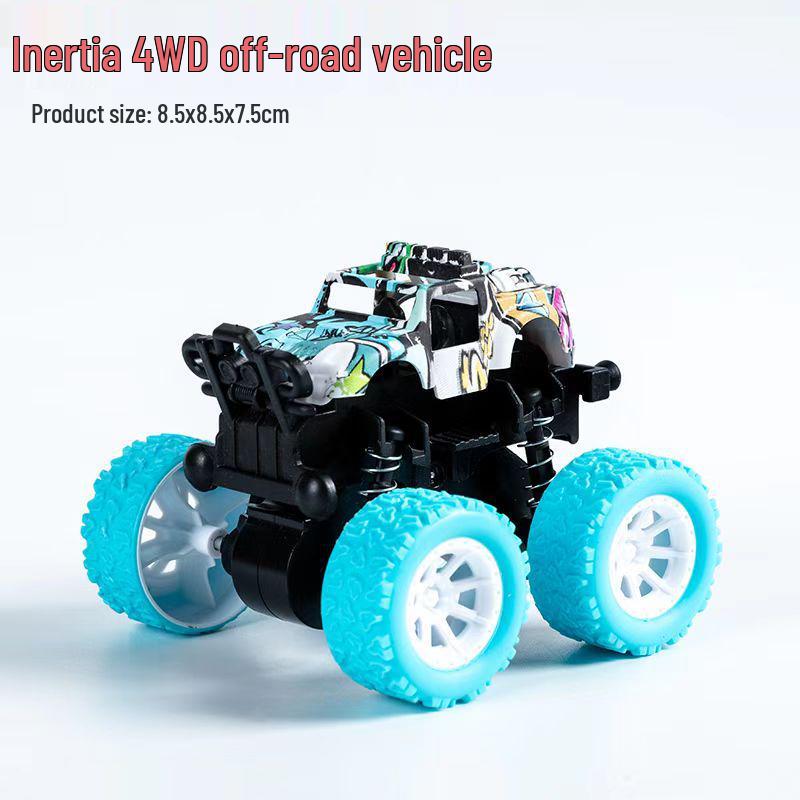 Children's Four-Wheel Drive Stunt Excavator Toy Car