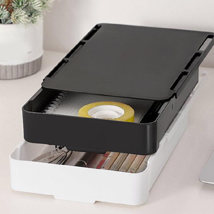 Under Desk Drawer Storage Organizer Multifunctional Large Capacity Storage Box Strong Adhesive Table Shelf
