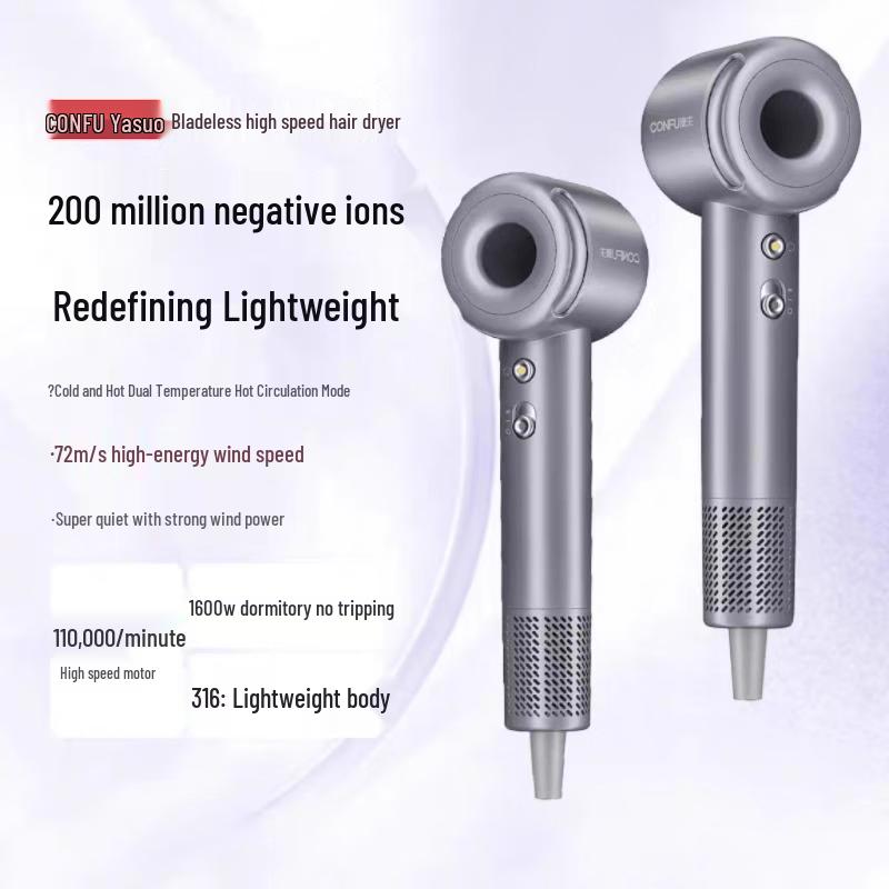 CONFU F16 High-Speed Ionic Hair Dryer CN plug (adapter included)