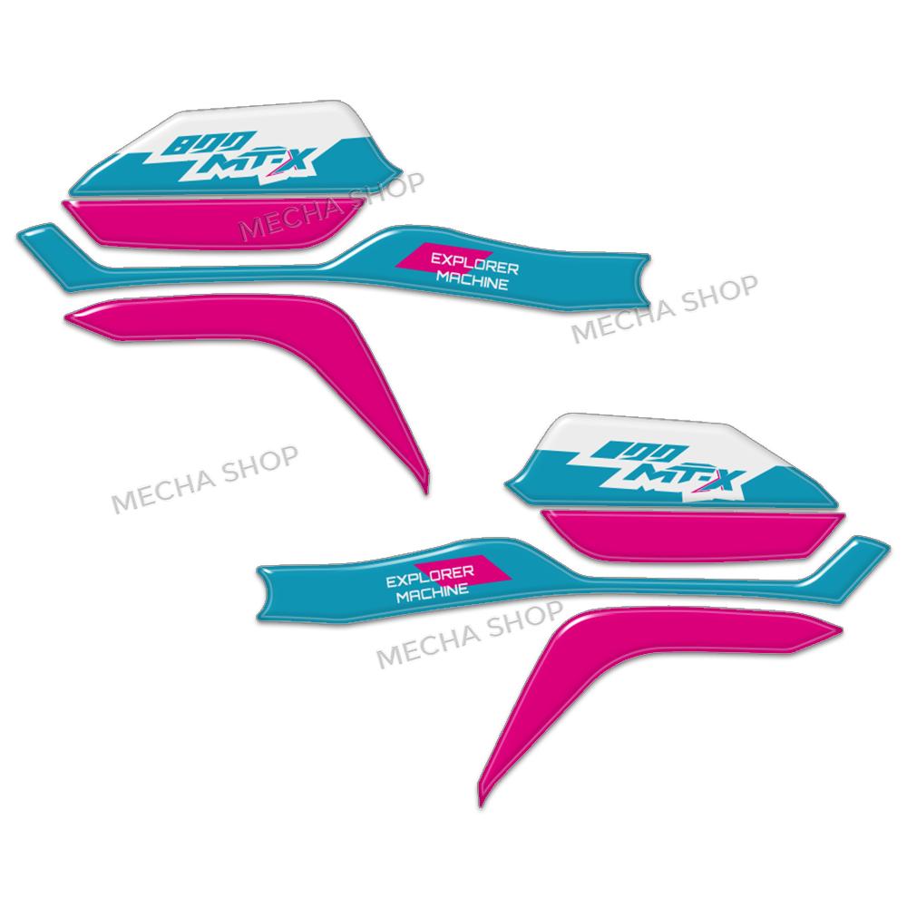 For CFMOTO 800MTX 800 MT X 2025 2026 Motorcycle Accessories Tank Pad Combination 3D Resin Sticker Kit Decal