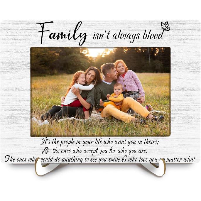 Friendship 4x6 Picture Frame, Best Friend Photo Frame, Gifts for Best Friend, Long Distance Friendship Gifts Wall and Tabletop Display Picture Photo серебряный