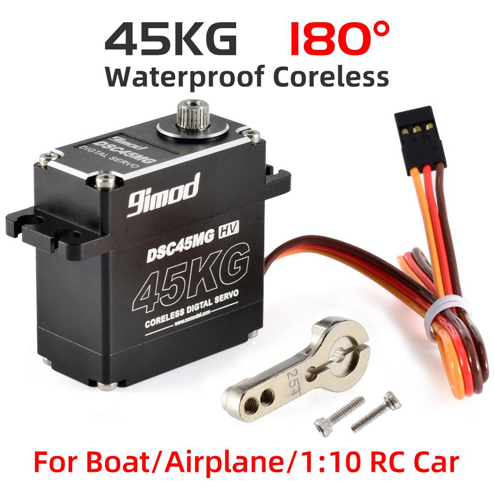RC Servo 9imod Waterproof Brushless Coreless Servo 50KG 45KG 35KG 25KG Metal Gear Digital Servo for RC Model