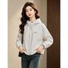 D.F.DEAR Minimalist Hooded Casual Jacket