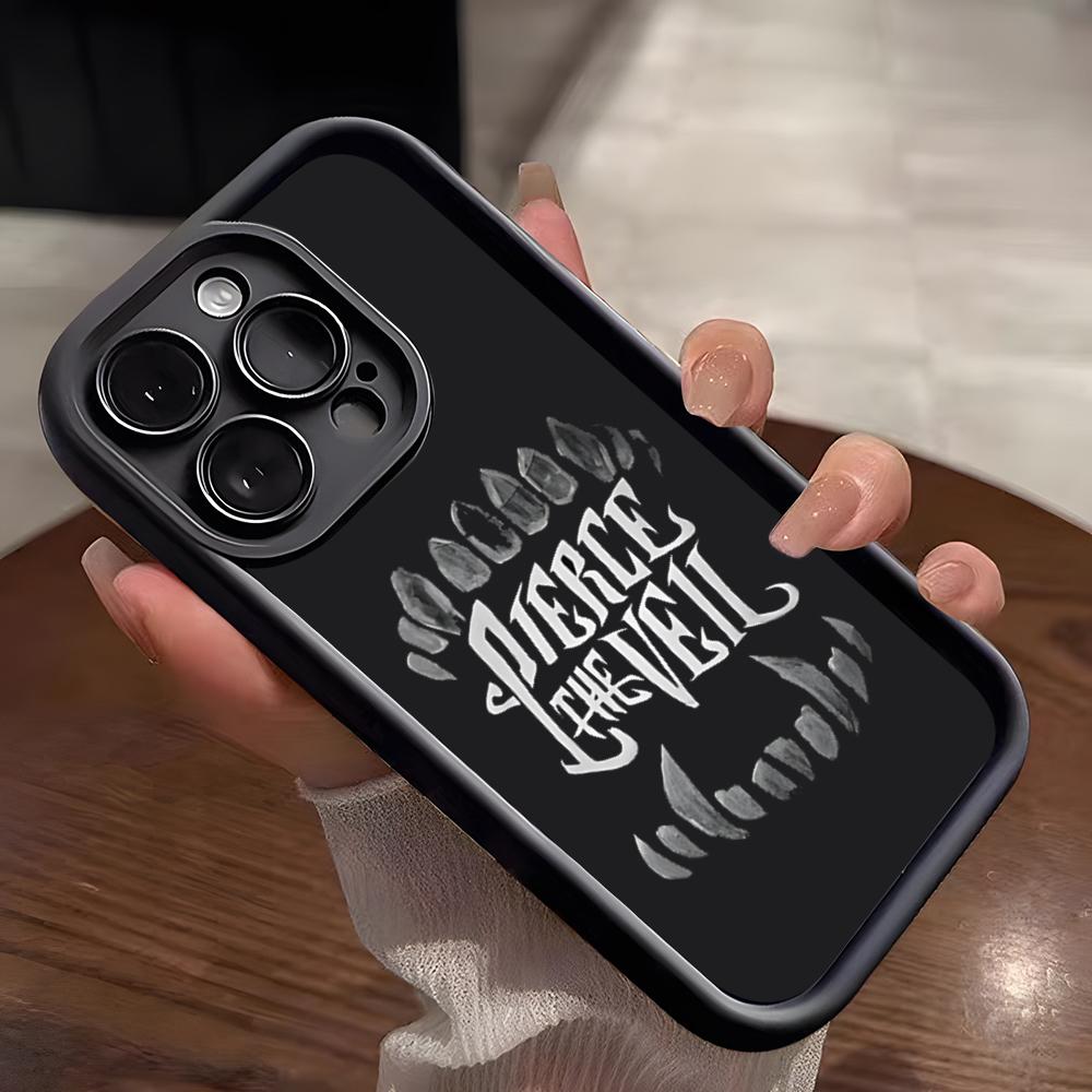 Rock Band PIERCE VEil Phone Case For IPhone 17 Pro Max 15 Pro 16 14 Plus 12 13 Mini 11 Pro Shockproof Soft Cover