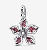 New Copper Red Christmas New Year Animal Love Flower Pendant Beads Fit Original Bracelets Necklaces Jewelry Gifts
