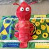 Dog Costume Lobster Shape Holiday Dress Up Funny Style Halloween Pet Two-legged Coat for Puppy