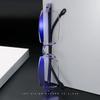 Reading Glasses Myopia Glasse Rimless Anti Blue Light Men 0 -1.0 To -4.0  Myopia Glasses Frameless Nearsighted Eyeglasses Unisex