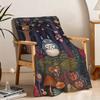 Classic Cartoon T-Totoro-S Cute Blanket Soft Warm Furry Throw Super Kids Toys Bed Sofa Car Cradle