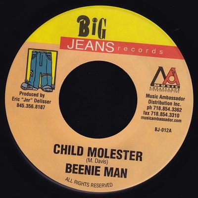 7inch Record BEENIE MAN / TANTO METRO & DEVONTE - Child Molester / Good Love Making BJ012 Big Jeans Recor 2001 Jamaica Reggae, Ska & Dub Used