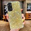 Shiny Glitter Silicone Case for Xiaomi Redmi Note 11 11S 10 10S 9 9S 9A 9C 8 8A Pro Gold Silver Foil Soft Back Cover