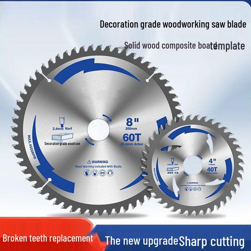 Woodworking Circular Saw Blade for Hand Grinders - Available in 4 to 10 inches