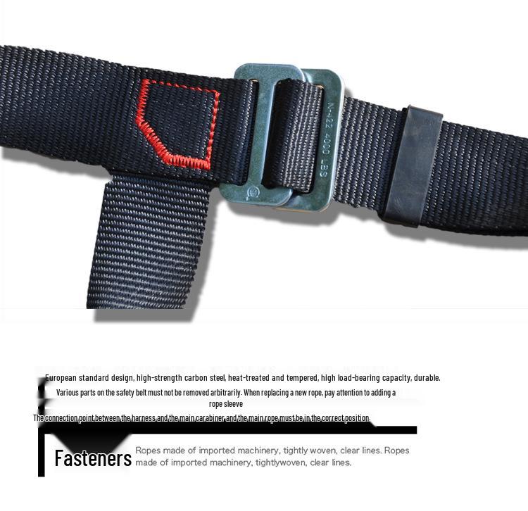 Outdoor Rock Climbing & Fire Rescue Half-Body Sit Harness