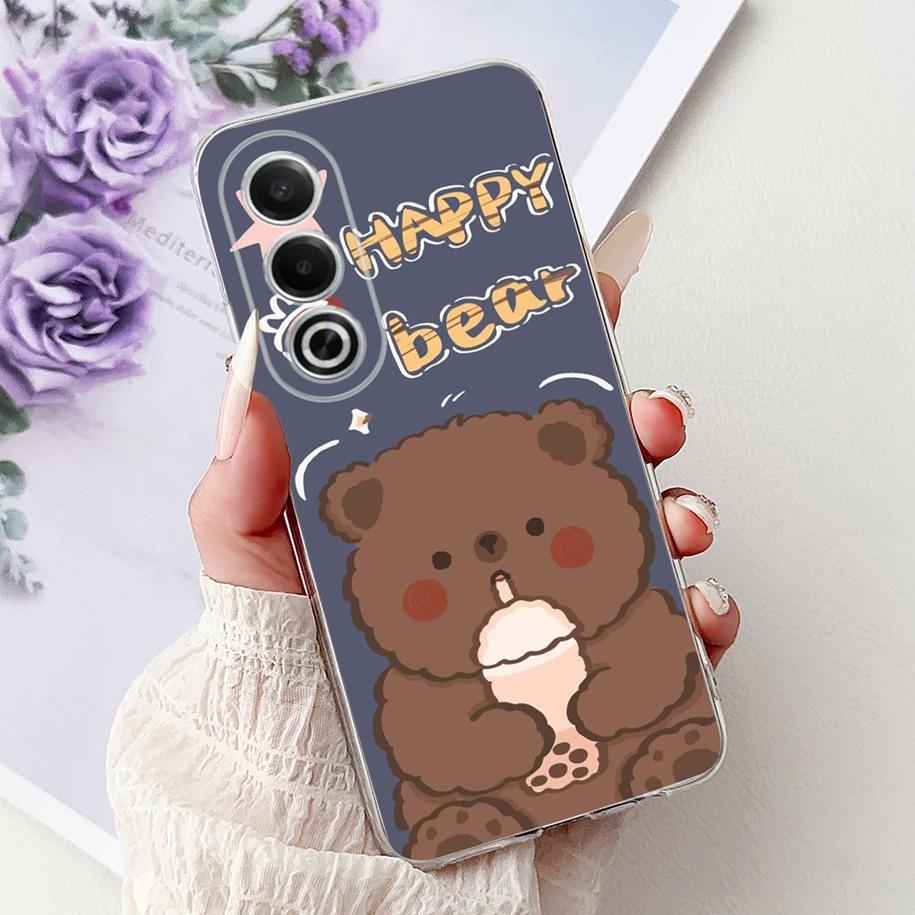 For OPPO K12x A80 Case 2024 New Fashion Love Heart Soft Silicone Back Cover For OPPO A3 Pro 5G CPH2639 A 80 K 12x CPH2667 Bumper