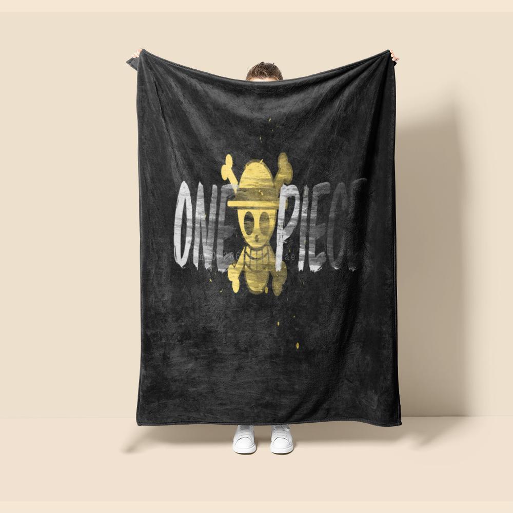 

Тонкое фланелевое одеяло One Piece Аниме Луффи Всесезонное одеяло. Для дивана, кроватей, гостиной, дорожное одеяло для пикника Подарки 30x40in