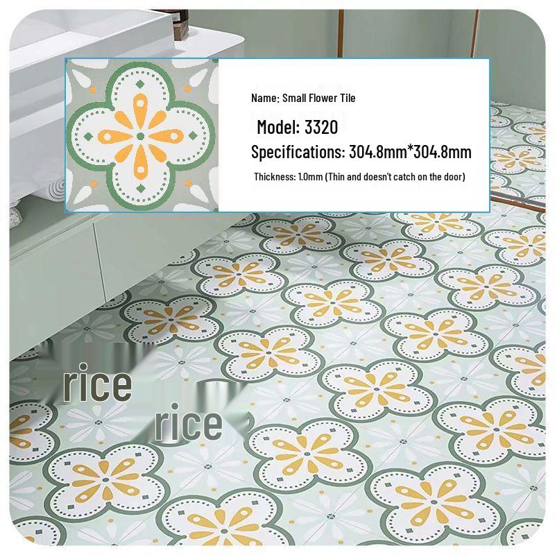 PVC Self-Adhesive Waterproof Stone Plastic Floor Sticker for Bathroom and Kitchen