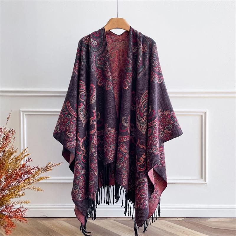 Winter Warm Cashmere Scarves Women Ethnic Paisley Pashmina Shawl Wrap Neckerchief Female Poncho Bufanda Echarpe Design Scarf