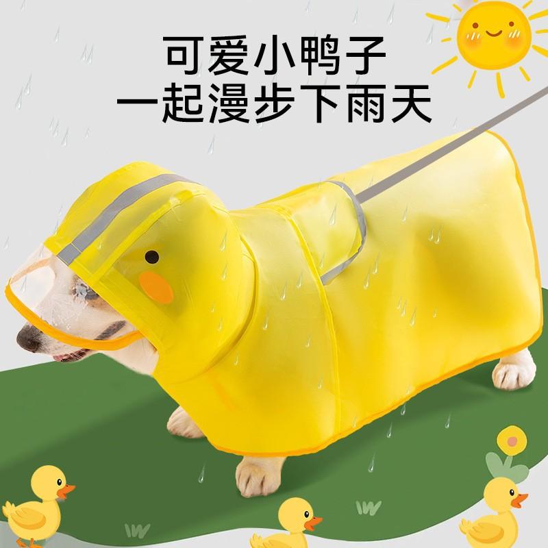 

New pet dog dog corgi raincoat, small and medium-sized dogs can wear it in all seasons, waterproof, rainproof and moisture-proof clothes when going XXL (recommended weight 30-19 kg)