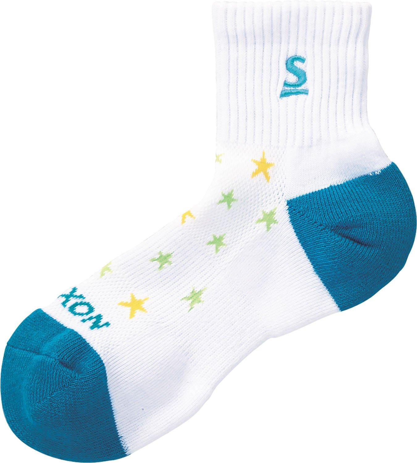 

DUNLOP Tennis Half Socks SPO6715W Women s White/Turquoise (269)