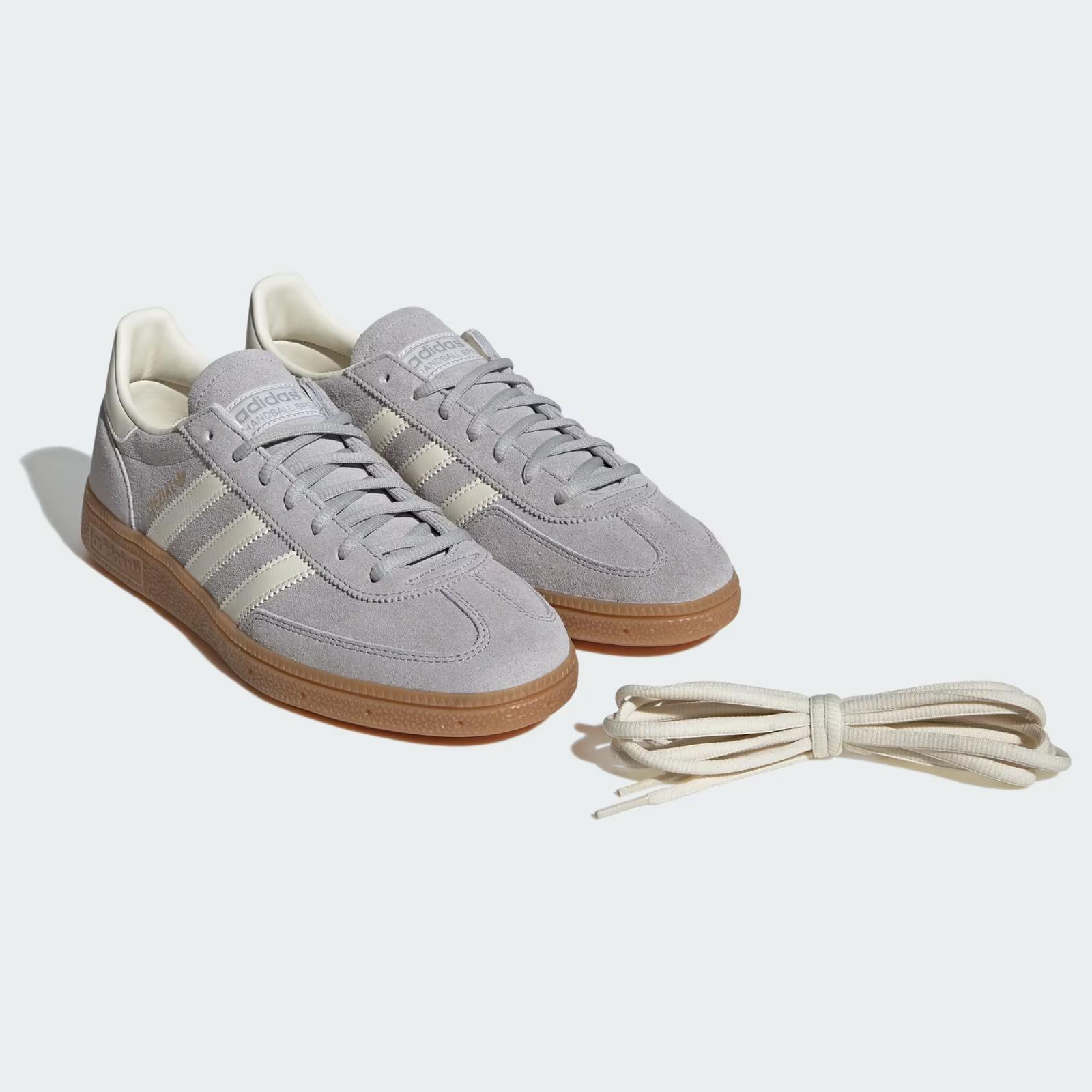 if7086 adidas Originals Handball Spezial Grey Cream White (Men s) 9