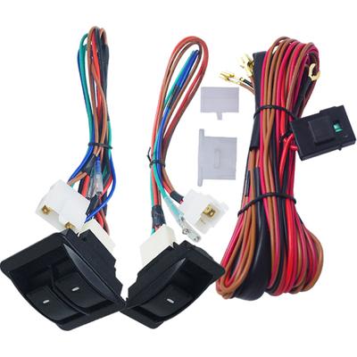 6 Teile/satz 12V/24V Auto Fenster Schalter Elektrische Fensterheber Schalter Taste Kits Glas Heber