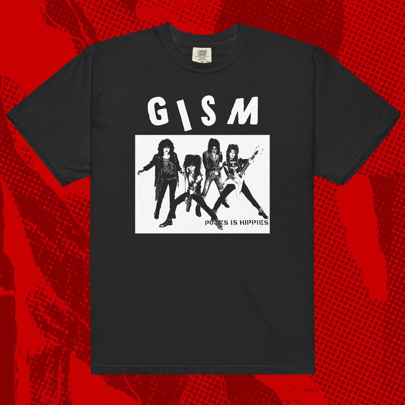 GISM Punks Is Hippies Shirt | Crust Punk Japanese HC Gauze Discharge 3XL
