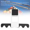 Pool Stick Holder Universal Aluminium Leather Foldable 4 Cue Billiard Cue Holder for Billiard Table Equipment