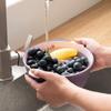 Odkapávač Plastový odkapávací koš Nástroj na čištění zeleniny Mycí úložný koš Kuchyně