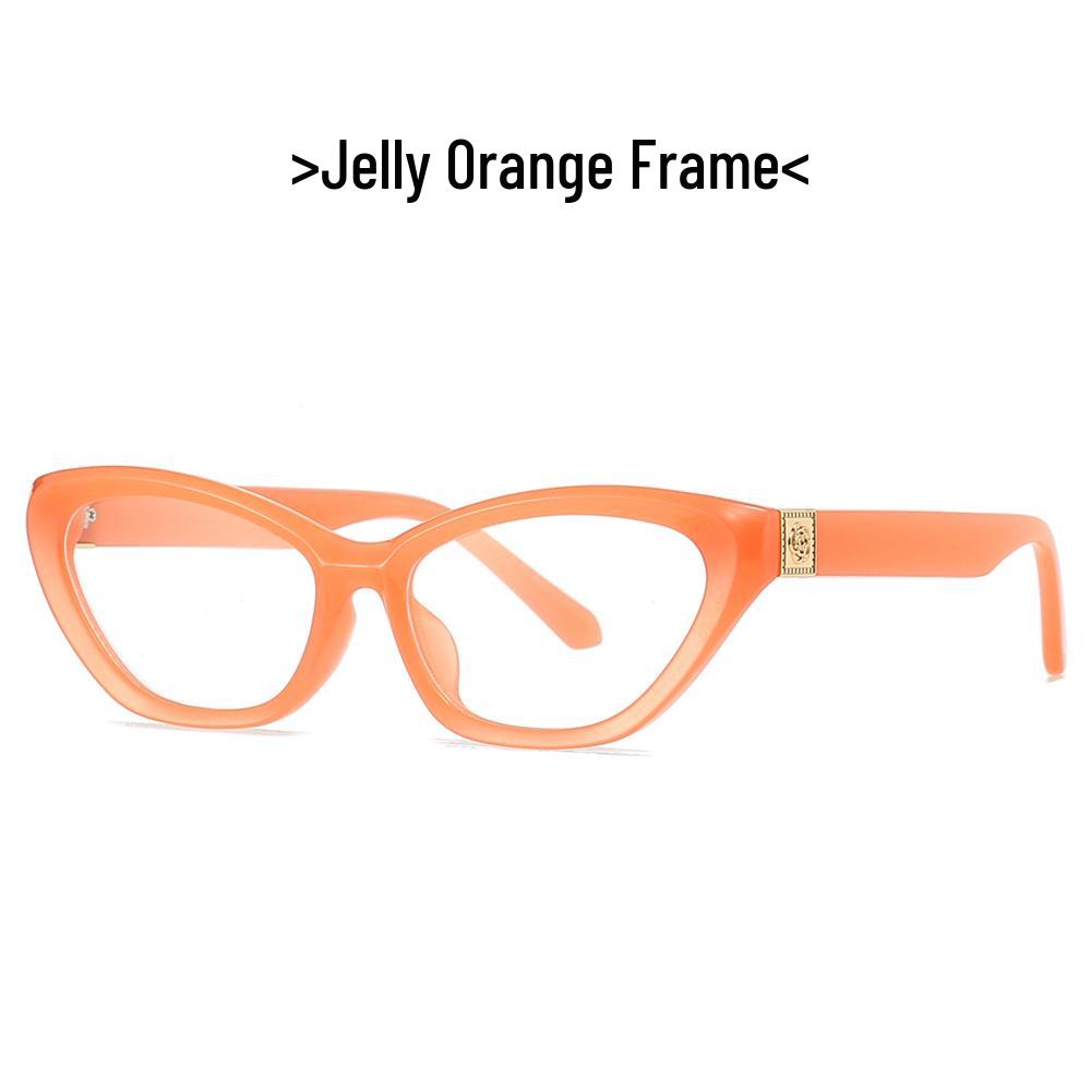 Cross-Border Cat Eye Glasses 2443: High-End Blue Light Blocking, Myopia-Compatible, Internet Celebrity Style